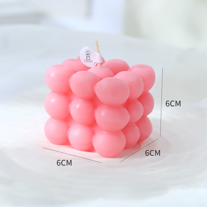 Cubo de Rubik vela Rosa lavado (pensar Shangri-la)