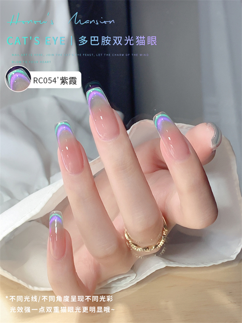 Gel de Ojos de gato de doble Luz de estilo japonés-Zixia 054