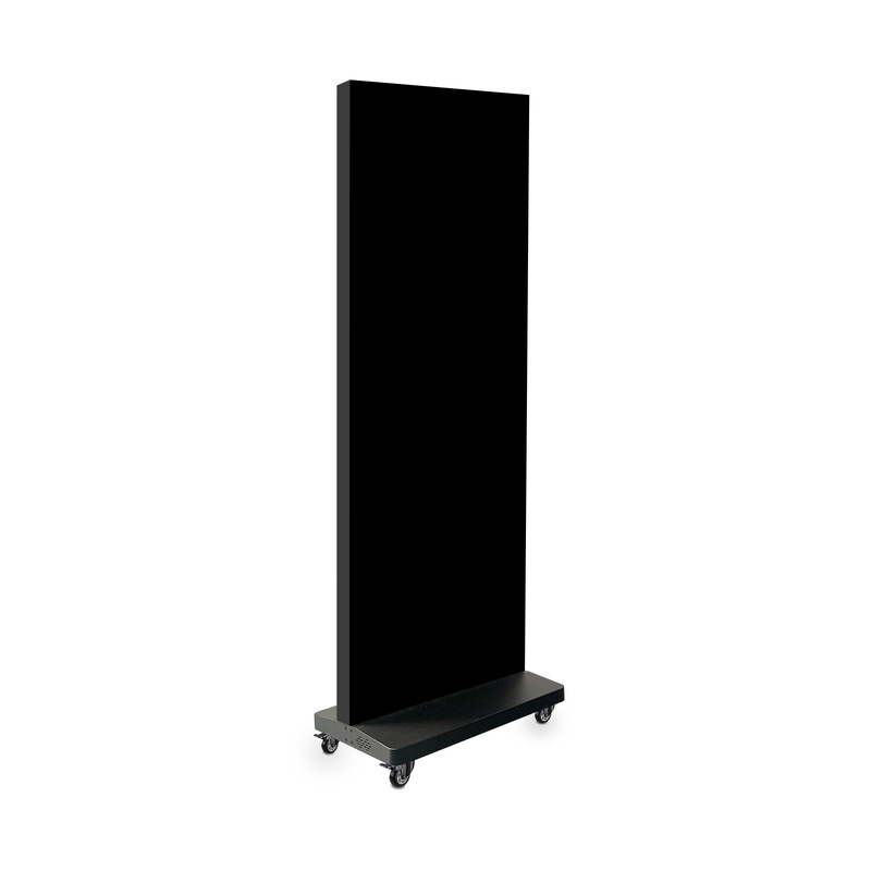 LED電子ポスタースクリーン屋外縦型広告機P2.5全面スクリーン移動可能折り畳み式デパートミラースクリーン|undefined