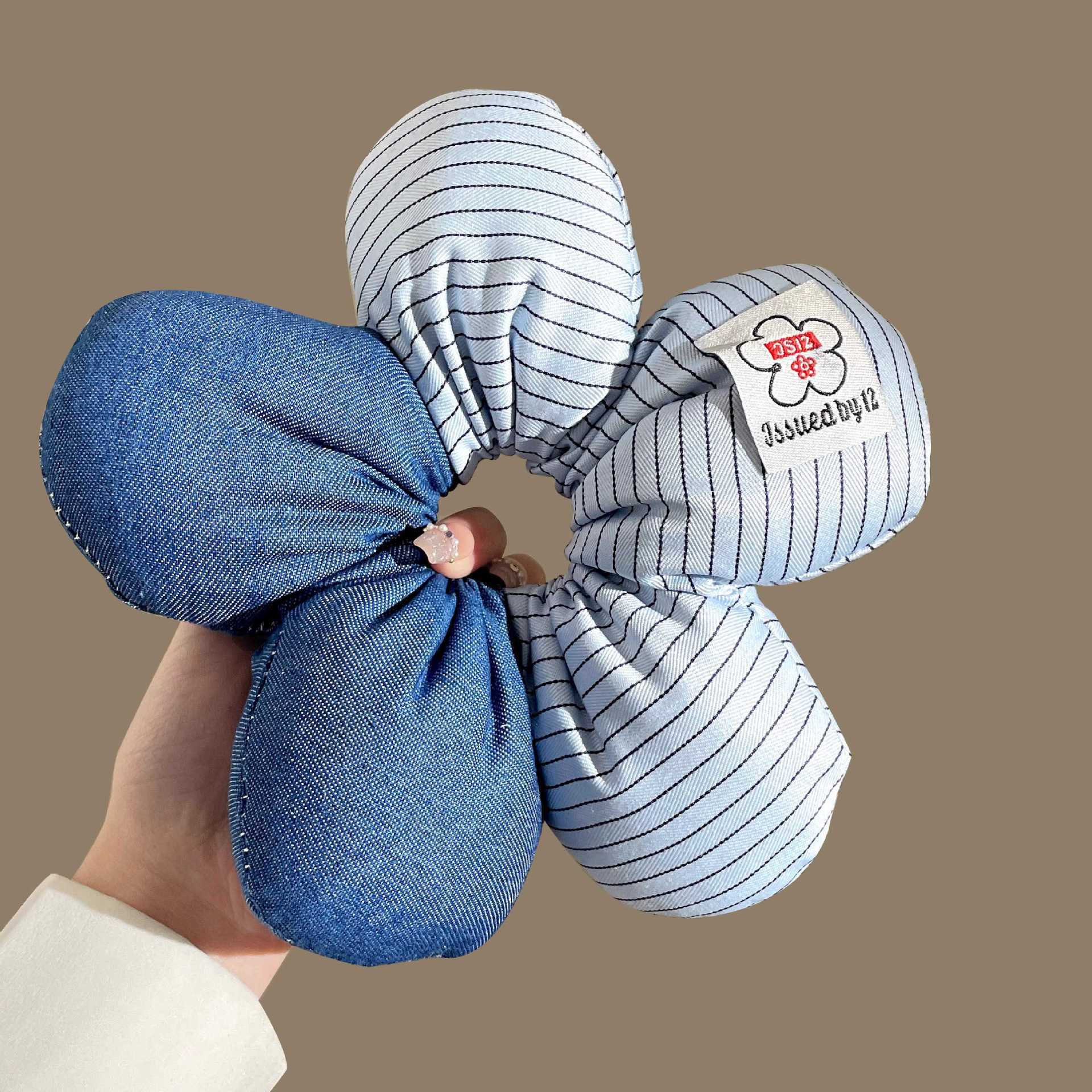 Mickey culo, lunares, flores, círculos para el cabello del intestino grueso, linda cabeza de bola, cabello de placa de dibujos animados, tocado de sentido avanzado, cuerda para la cabeza de felpa