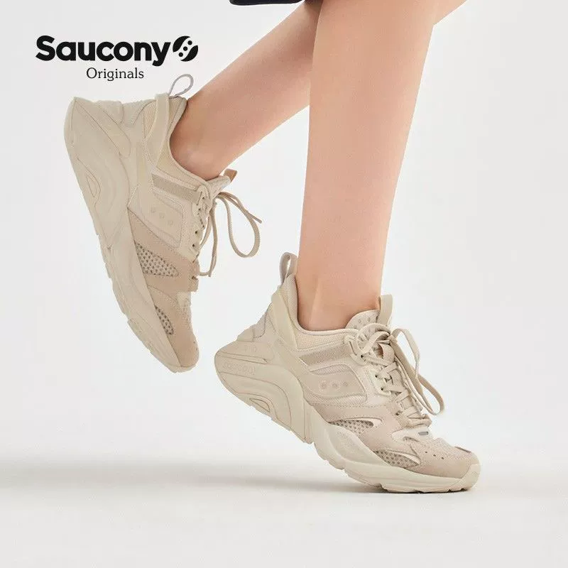 Кэжуал кроссовки (Saucony) GRAM9000, ретро, дышащие летние «dad»‑кеды, комфортные