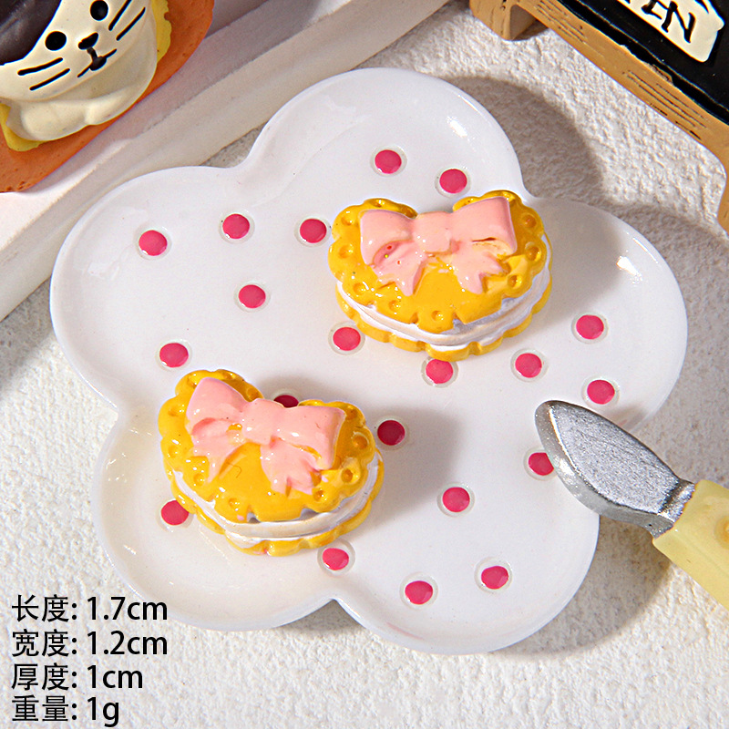 Japonés y coreano crema teléfono móvil Shell material simulación resina postre DIY niños lindos accesorios para el cabello accesorios para el tocado