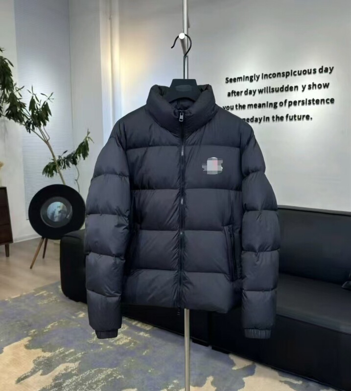 高端纯原蒙家羽绒服立领大标羽绒外套情侣款宽松时尚百搭通勤外套|undefined