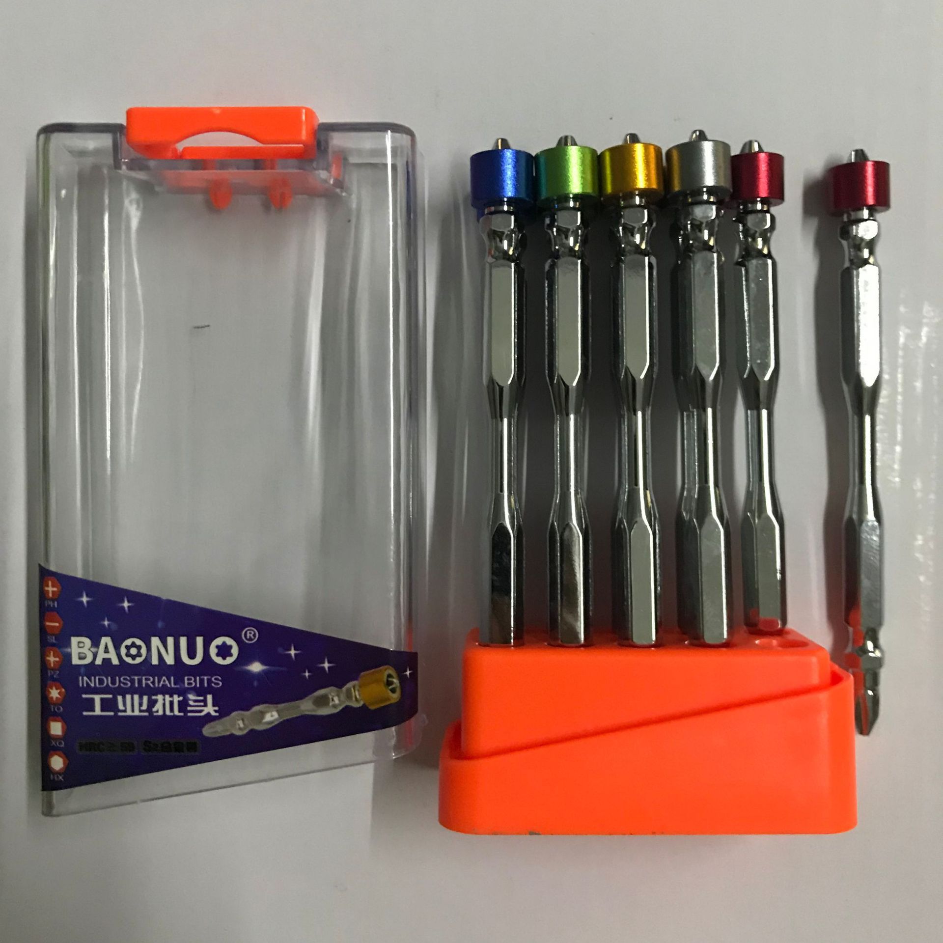 Fabricante FUENTE boquilla de destornillador de aire con anillo magnético boquilla de destornillador de aire de alta calidad cabeza de destornillador de aire Cruz