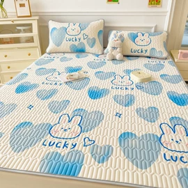 四件套;冰丝席;纤维被