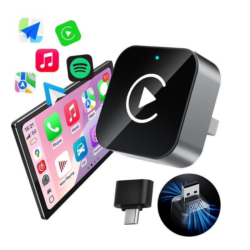 26 Years of Experience in Cross-Border Hot-Selling Wireless Carplay Box and Android Auto Adapter 2-in-1 for Cars, Converts Wired to Wireless