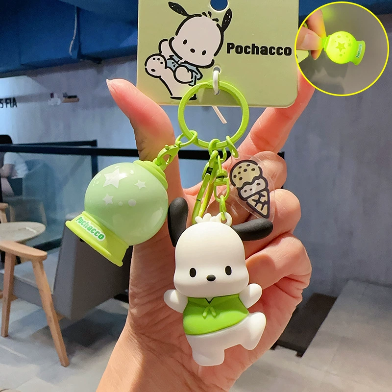 Плюшевый брелок Sanrio Hello Kitty, оригинал, мягкая подвеска 11×7.5 см, коллекционный талисман