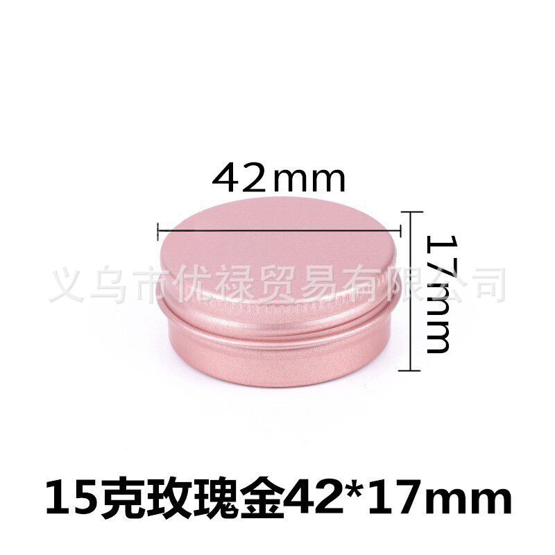 15g30g50g60g100g, caja de aluminio redondeada roscada multicalibre, caja de almacenamiento metálica, caja de almacenamiento sellada para cera para cabello image 14