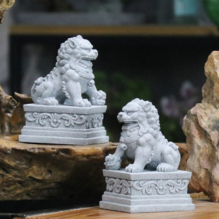 Qilin Ornaments Simulation Small Northern Lion Qilin Ornaments