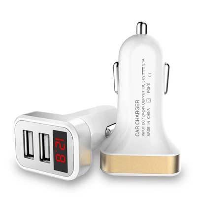 Mobil şarj cihazları charger with display current and