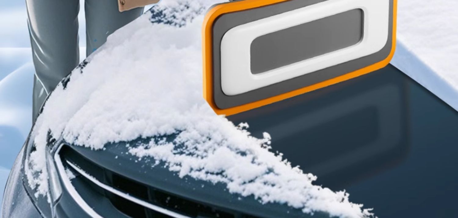 Car Snow Shovel, Snow Sweeper, Snow Brush, Snow Removal Tool, Car Snow Scraper, Ice Scraper, Glass Defrosting Shovel