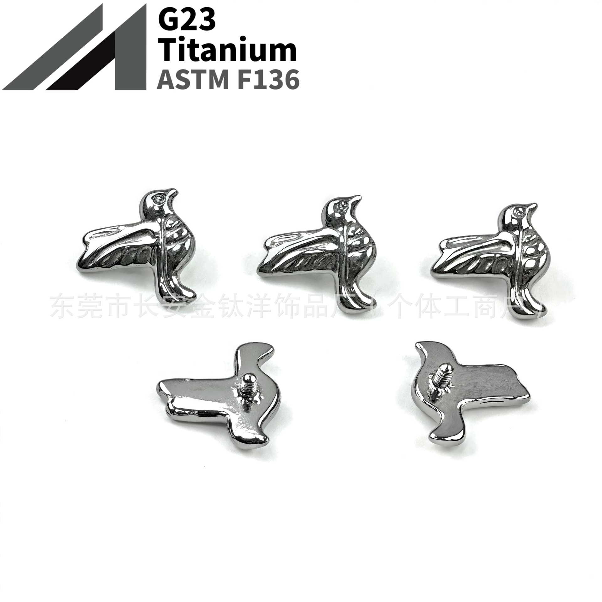 16G labret stud size and finish detail