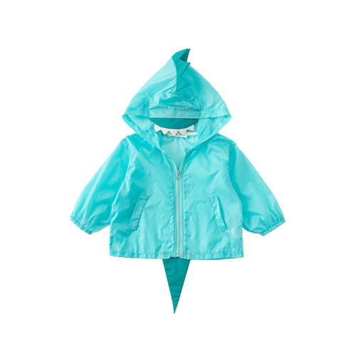 Beibei City Summer Casual Cartoon Hooded Air Conditioning Shirt for Boys and Girls Children's Jacket Thin Baby XY82125