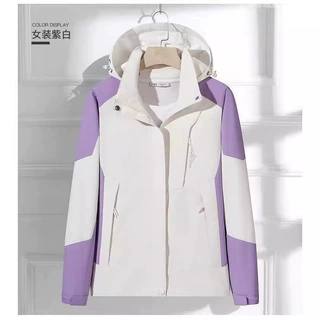 【厂家直供】春秋冲锋衣男女款同款户外运动外套上衣夹克春季