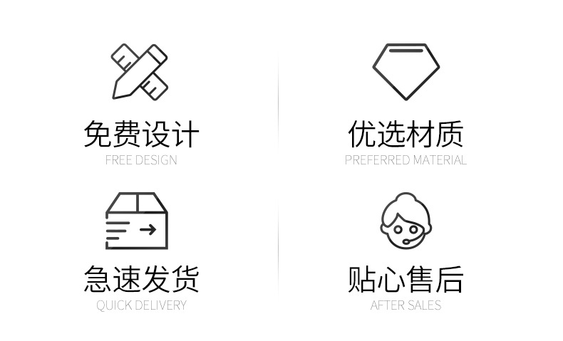 快递外卖请放门口指示牌