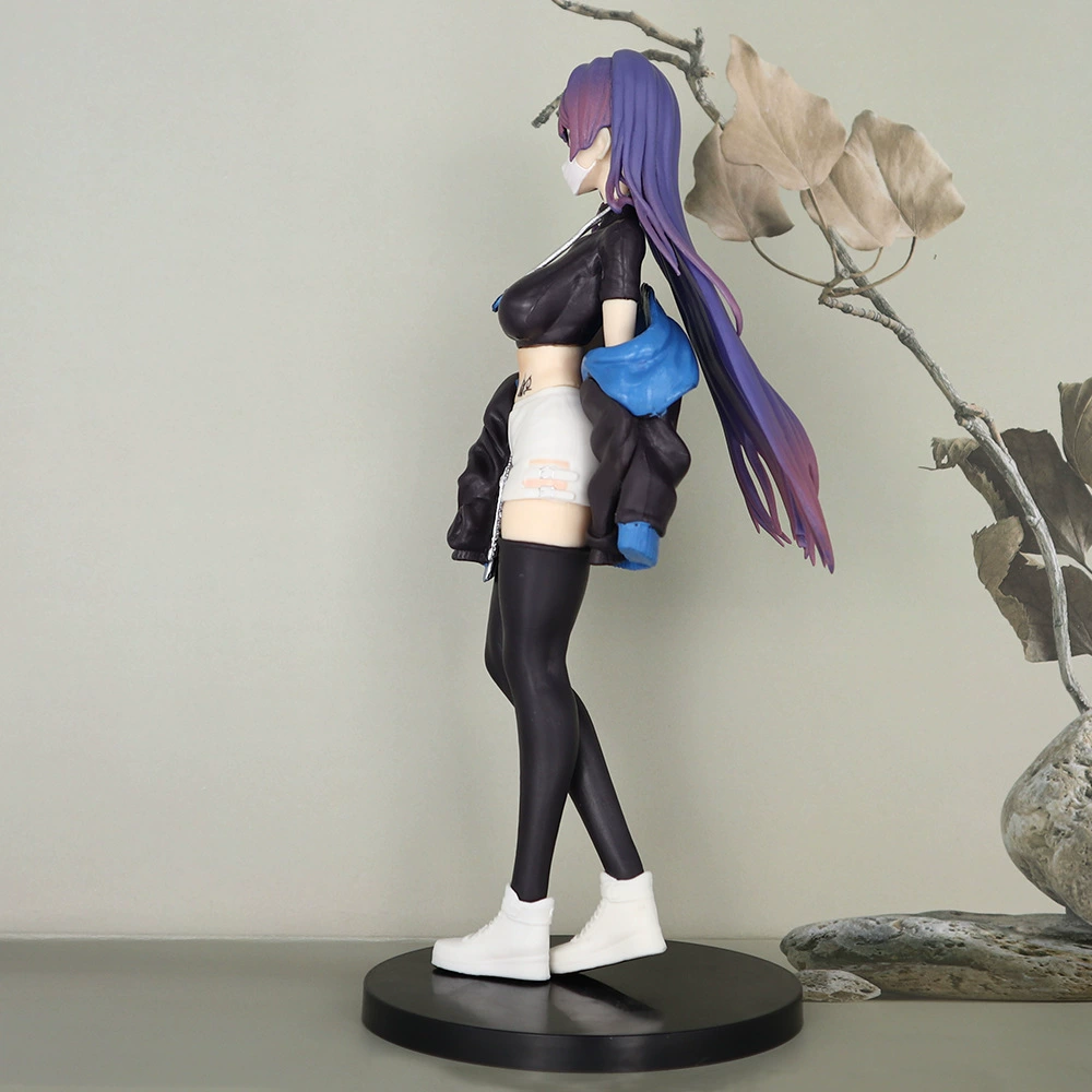 Граница пересекается новая маска девочка Йона ручной держатель двухмерная красивая девушка настольный корпус украшения девочка Йона