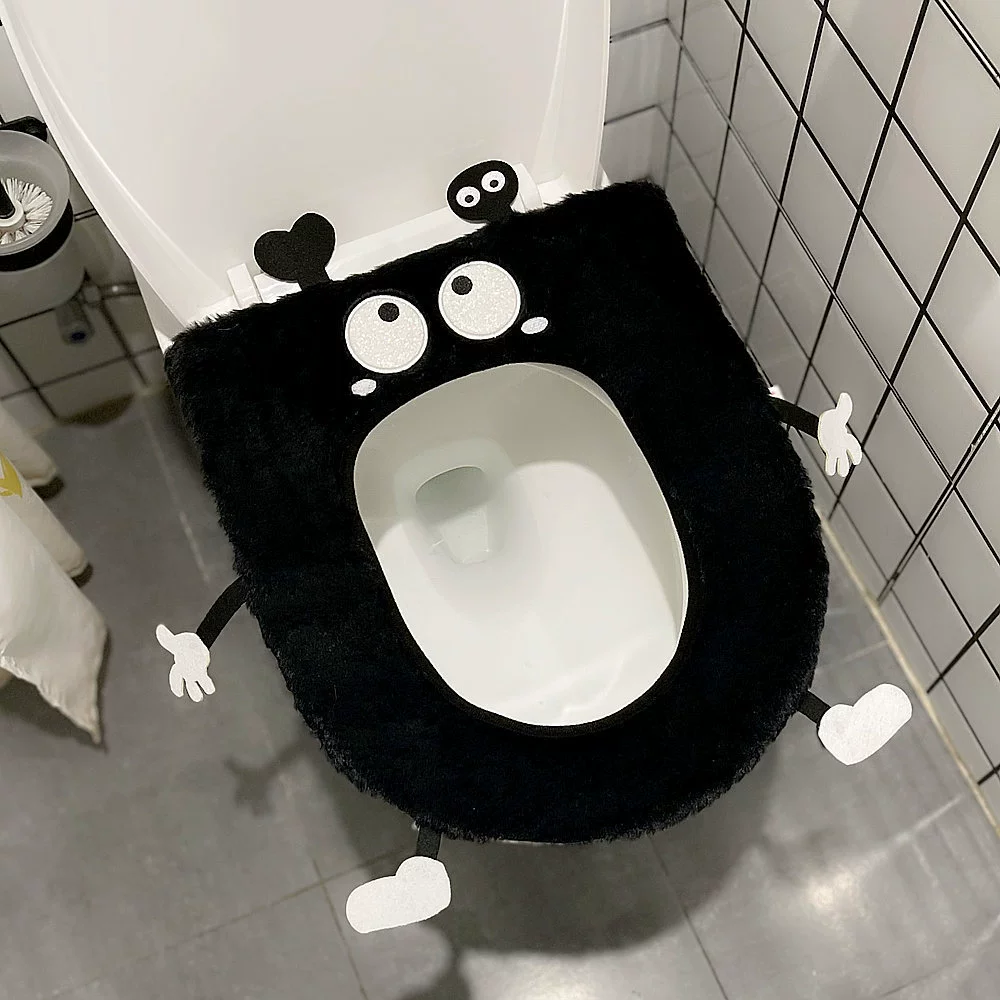 Симпатичный мультяшный брикет унитаз подушки сиденья четыре сезона универсальный сидячий туалет коврик для туалета