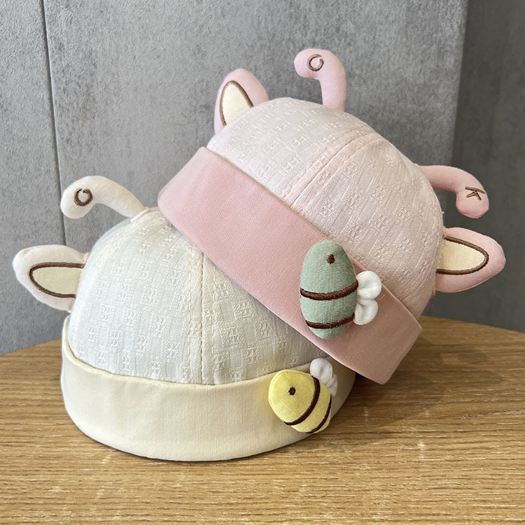 Bebé sombrero primavera y otoño Super lindo piel sombrero bebé sombrero para niños y niñas verano tapa delgada