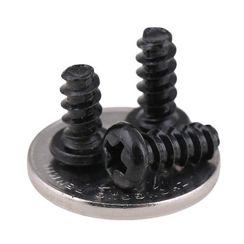 Black carbon steel PB round head cross tail self-tapping electronic small screw flat head cross tail self-tapping screw M2M3M4M5