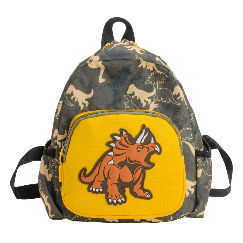 2025 nueva mochila de dinosaurios infantil impresa de dibujos animados encantadora mochila para estudiantes de jardín de infantes