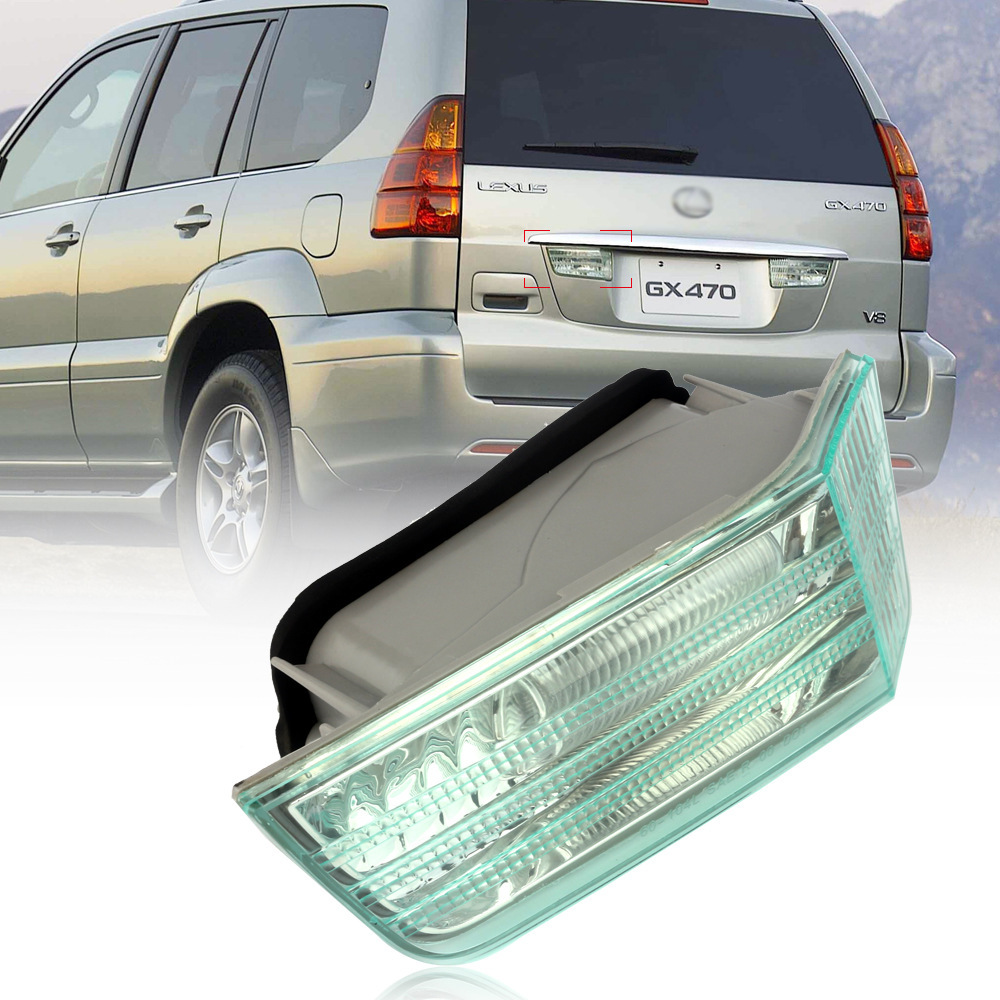 Aplicable a Lexus 03 - 09 Lexus GX470 UZJ120 lámpara de matrícula trasera luz de niebla trasera luz de cubierta trasera