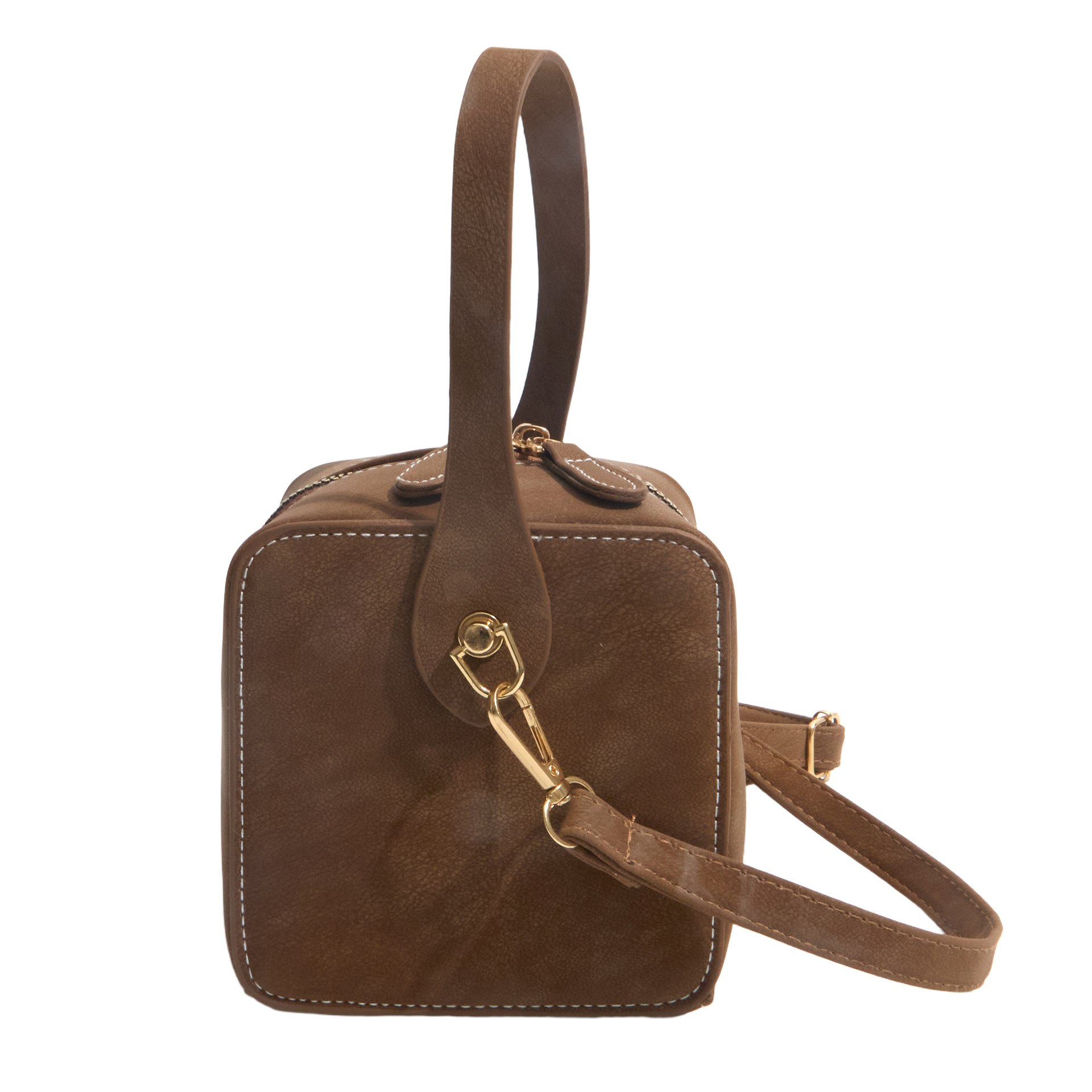 Nicho de textura caja de mano bolso mujer 2026 nuevo bolso de moda bolso de color sólido bolso de maquillaje bolso de lápiz labial