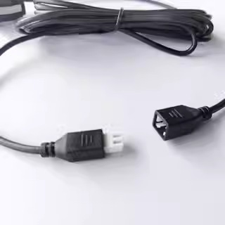 Car Front-Mounted Reversing Radar Probe Extension Cable Sensor Connection Extension Cable 2-Pin 4.5m Data Transmission Cable