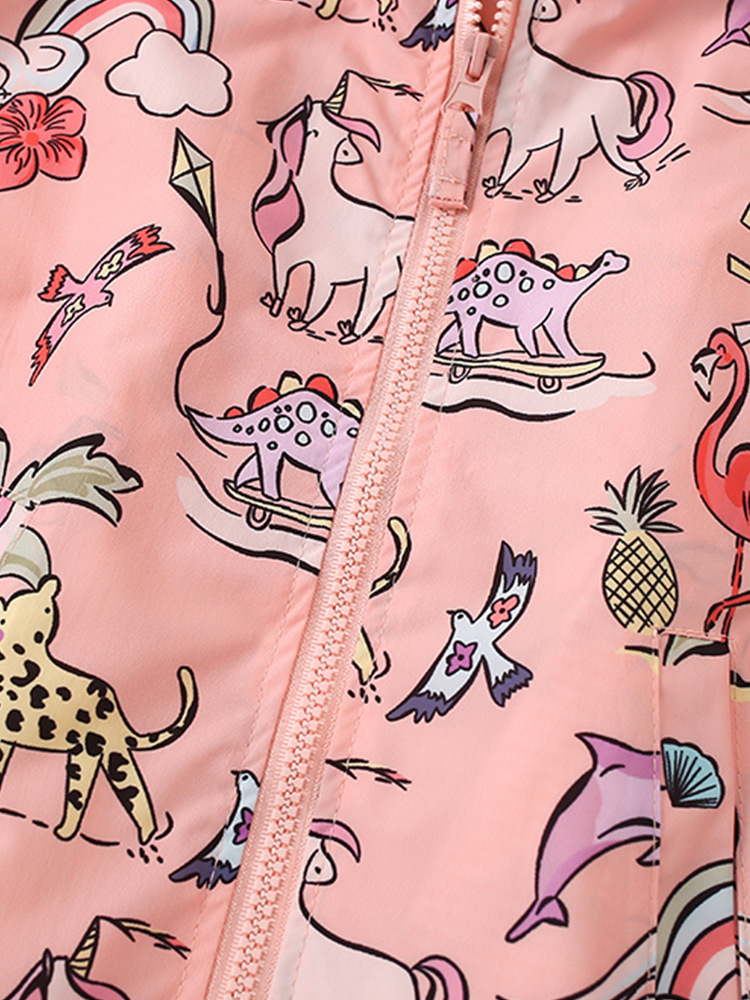 Malwee chaqueta de niñas otoño y invierno nuevo estilo europeo y americano chaqueta con cremallera para niños con capuzas de estilo occidental chaqueta de mangas largas para niñas