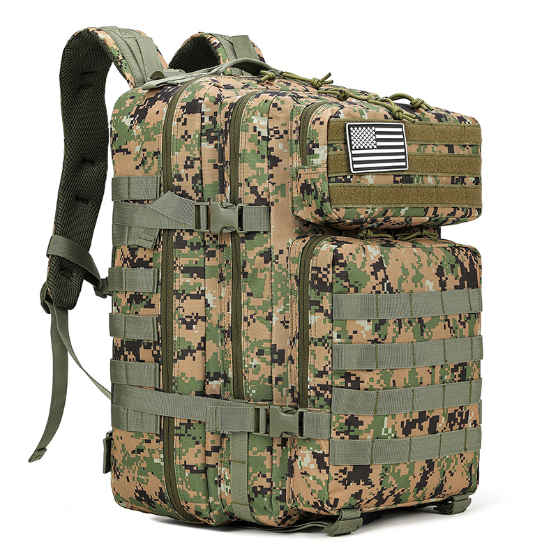 Mochila táctica para exteriores, mochila deportiva de viaje, montañismo, senderismo, camuflaje, gran capacidad, ciclismo, fabricante, mayorista, Amazon