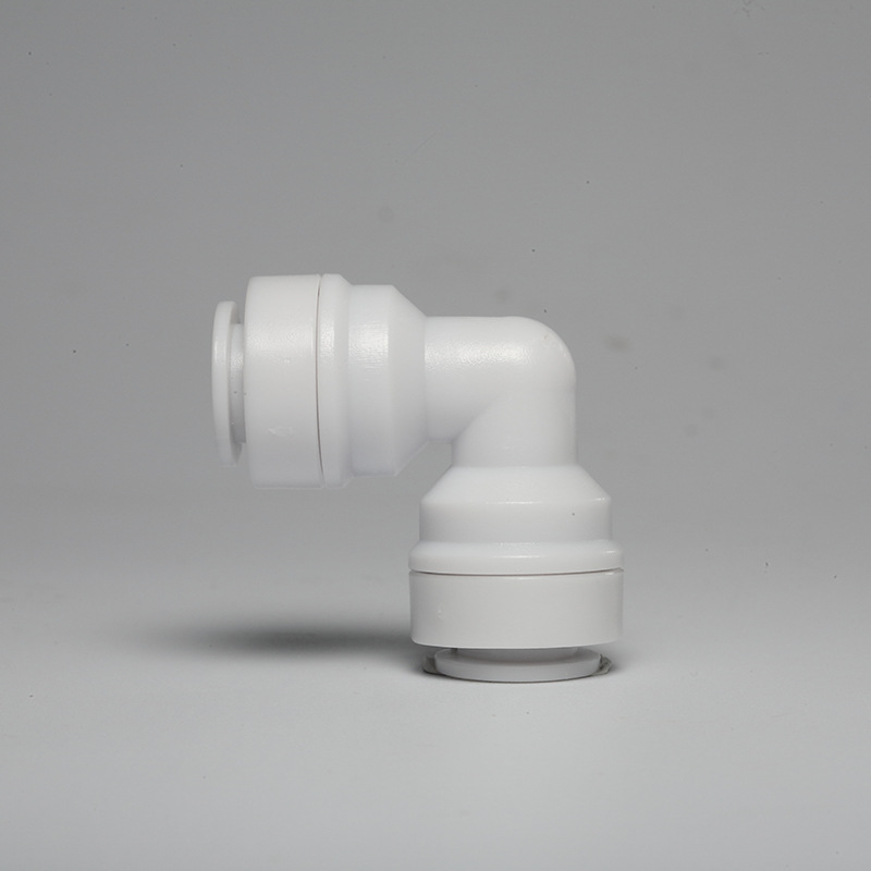 Tipo L sin tarjeta de 3 puntos conector de enchufe rápido dispensador de agua filtro de agua pura máquina de agua potable directa tubo conector universal 4066 codo