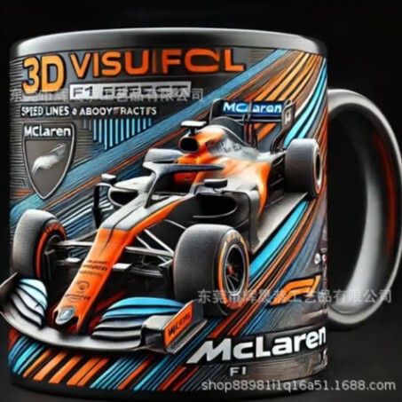 跨境新款Racing Mug F1 Formula Coffee Cup方程式赛车马克杯杯子|undefined