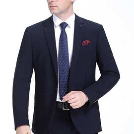 2025男士西服套装羊毛纯色商务休闲正装免烫结婚礼服职业西装秋冬