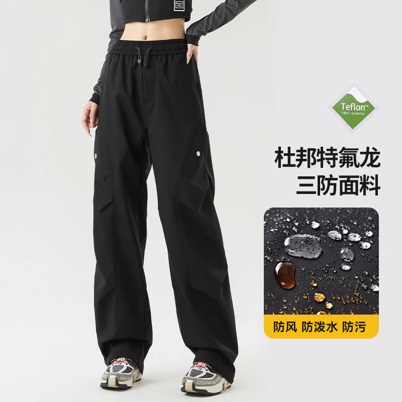 アウトドア3in1テフロン加工ジャケットパンツ 男女兼用 ソフトシェルパンツ 防風防水保温 3WAYスキーパンツ ワークパンツ|undefined