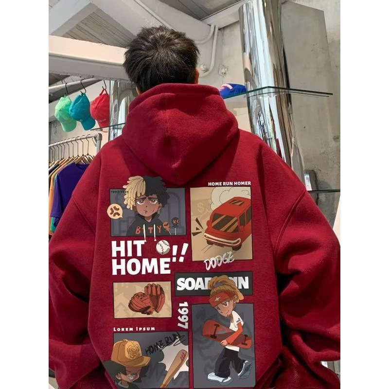 fleece-lined Thickened Hooded Couples Sweater Men's Loose Trendy All-Match Bf Fashion Instagram Style Autumn and Winter Hong Kong Style Jacket fleece-lined Thickened Hooded Couples Sweater Men's Loose Trendy All-Match Bf Fashion Instagram Style Autumn and Winter Hong Kong Style Jacket