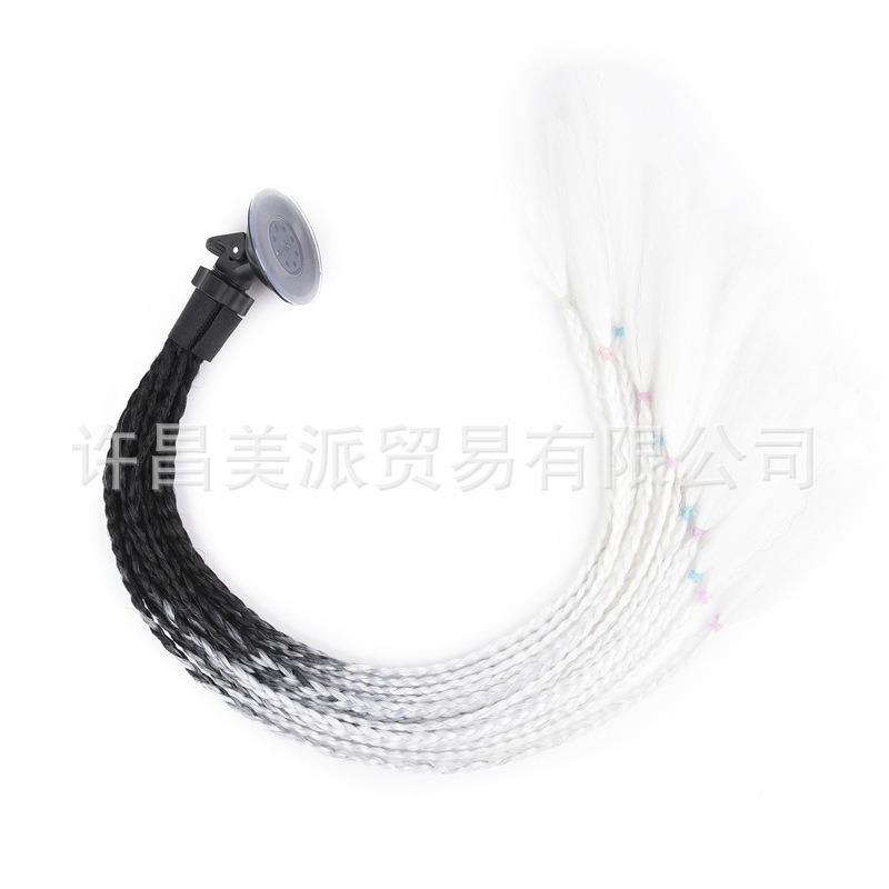 Casco sucio trenza casco decoración casco accesorios eres hambriento Meituan llevar jinete trenza