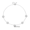 Silver multi-lift necklace A207
