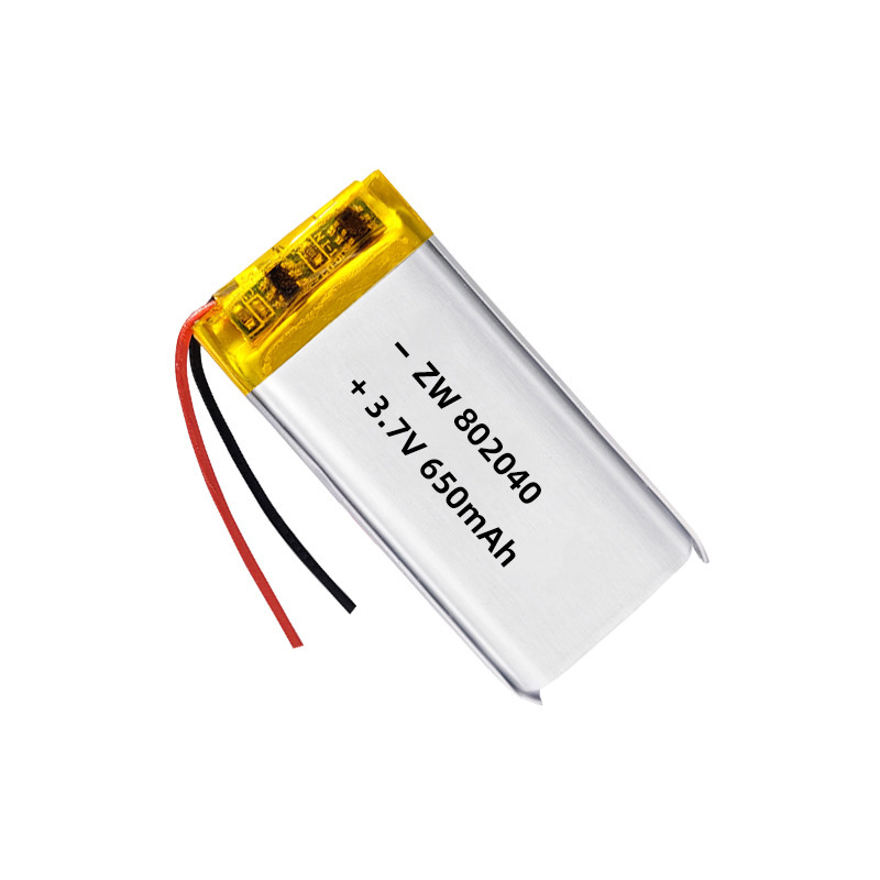 802040ポリマー650mah 3.7v電池美容補水器電池耐高温リチウム電池|undefined