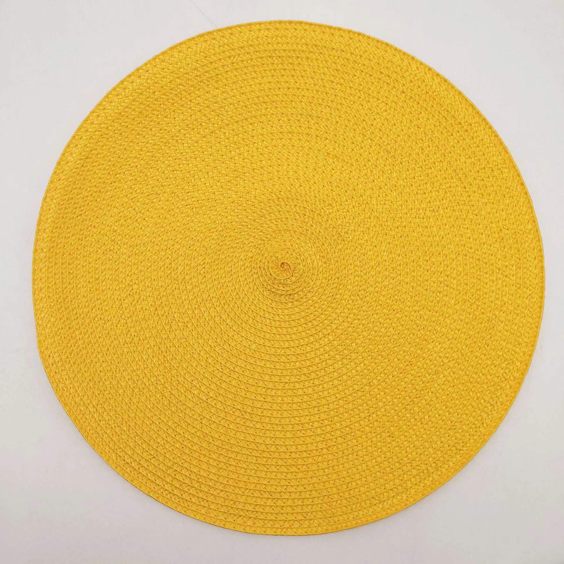 PP mantel de aislamiento redondo estera hogar europeo mantel aislamiento de Mantel occidental mantel de alta gama estera