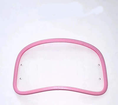 Vehicle Scooter Retro Modified – Motorcycle front windshield - pe-material-30-pink-edge-transparent