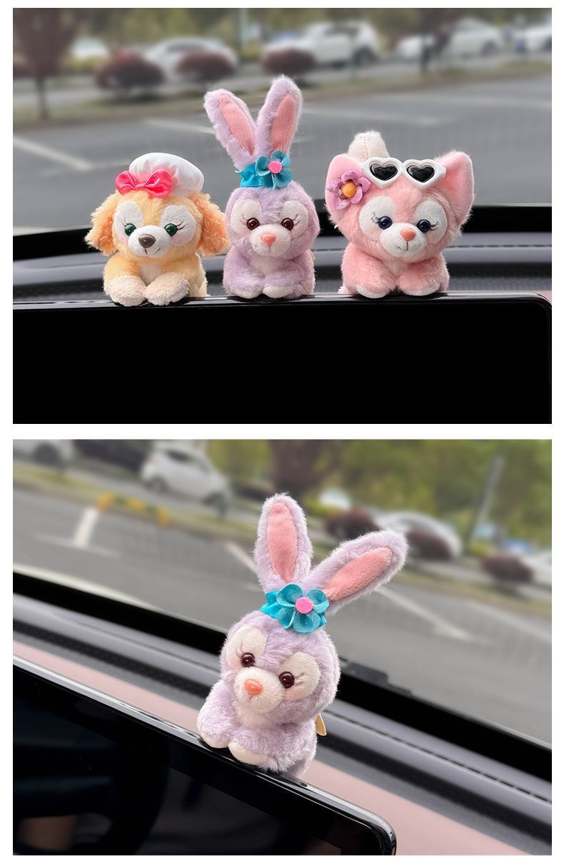 Lina Belle Car Interior Accessories Car Central Control Screen Ornaments Car Display Decoration Supplies Cute Girl