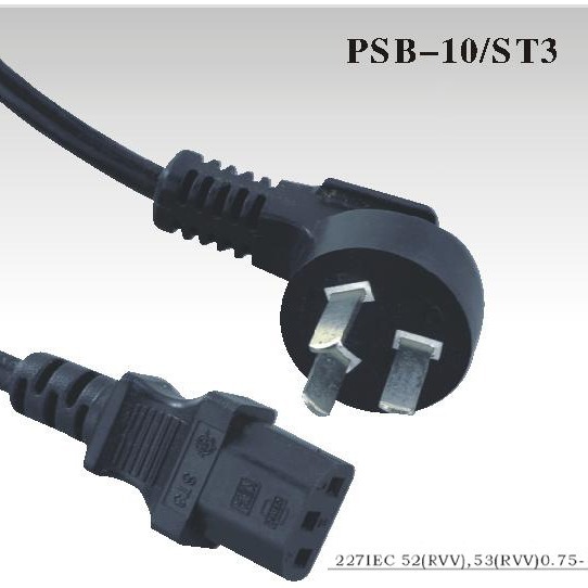供应优质国标插头，电源线，八字尾插头