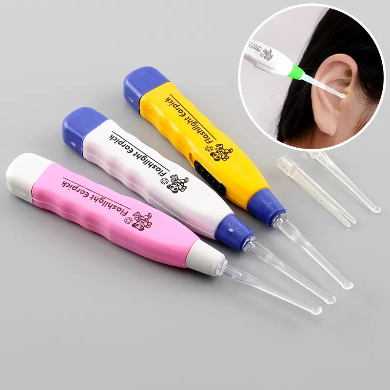 发光耳勺 挖耳勺批发 新款掏耳勺 儿童耳勺 防滑洁耳器批发