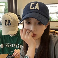 韓国風のトレンディな野球帽、男性と女性用、ファッショナブルなパーソナライズされたレタードキャップ、オールマッチング、オールシーズンショッピング、日焼け止め帽子