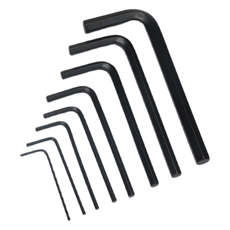 Weihao Метрическая плоская головка 1,5-27 мм Черный шестигранный ключ Оптовый шестигранный ключ Список 7 шестигранный L ключ