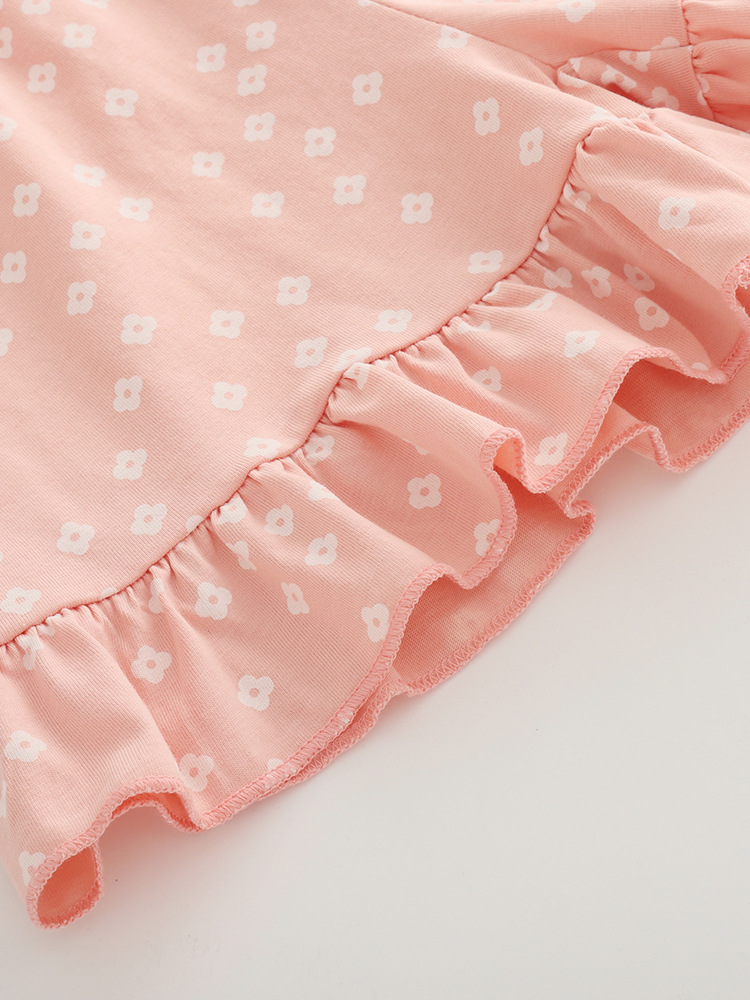 Ropa de verano para niñas, ropa de niños, ropa de moda de dos piezas para niños europeos y americanos, cuello redondo de verano, manga corta