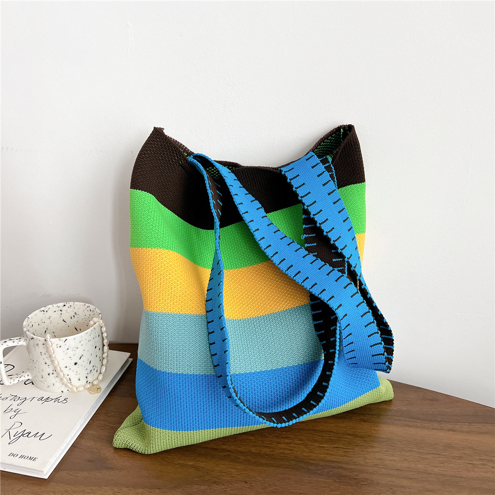 Women's Fashion Stripe Polyester Shopping Bags display picture 4