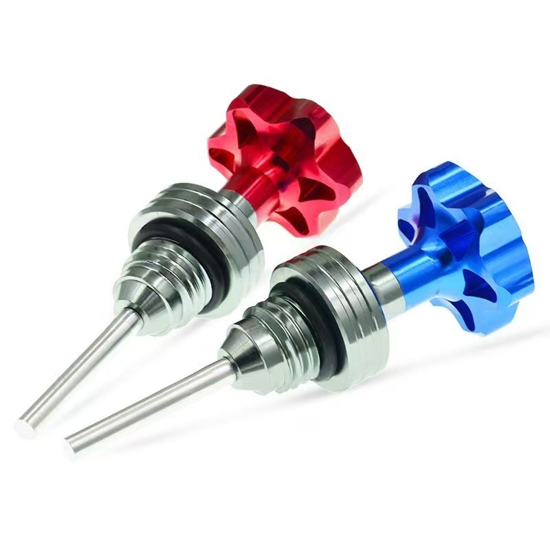Motorcycle oil dipstick for Fuxi Ghost Fire RSZ GY6 125 Qiaoge modified oil dipstick for scooters and mopeds