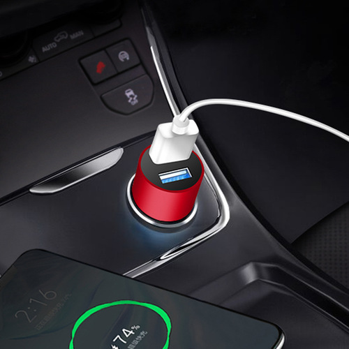 Trendy car charger one-to-two car charger cigarette lighter personalized car mobile phone charger plug car fast charging