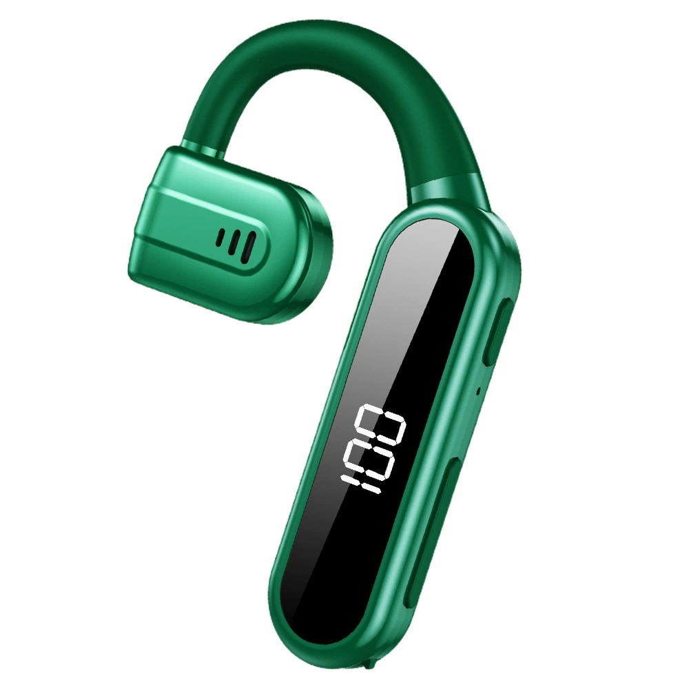 Air-conduction Bluetooth Headset V200 — single-ear rotating, Bluetooth 5.3, 30 h playtime, 3000 mAh case