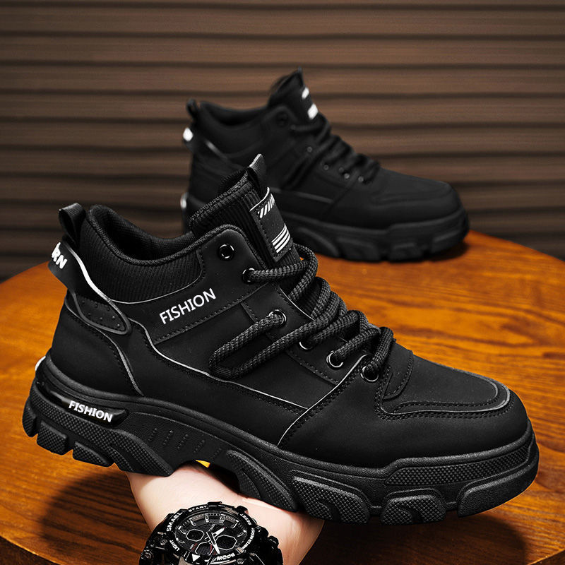 Martin botas zapatos de hombre 2024 nueva primavera antideslizante impermeable desgaste botas de trabajo para hombres al aire libre zapatos de skate de alto nivel